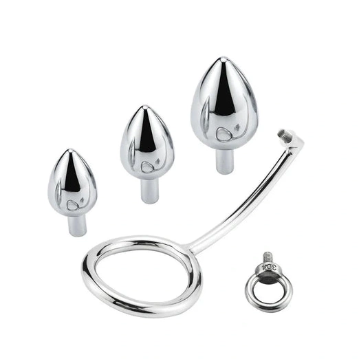 4663 Hook Ring DiscreetChoice Stainless Steel with Cock Anal Set 0712